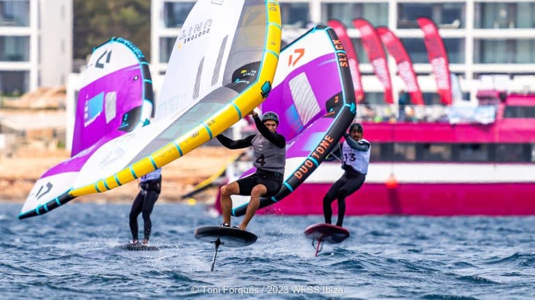 230527 WFSS IBIZA 0158 1 Great performance from Julian Lopez Becker at Wingfoil Spain Series 2023.